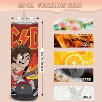 AC/DC Thunder Rock Tumbler - Electric Guitar Lightning Bolt Travel Cup with Explosive Design | Free Ship - Thumbnail 1