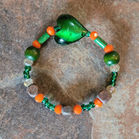 I 💚 FAMU🐍🐍🧡💚 BRACELET💫 READY-MADE⏳️🎨 By Nubian Collection Artwear 👑  - Thumbnail 6