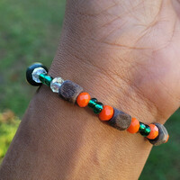 I 💚 FAMU🐍🐍🧡💚 BRACELET💫 READY-MADE⏳️🎨 By Nubian Collection Artwear 👑  - Thumbnail 7