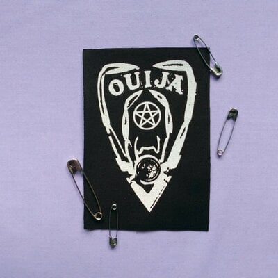 Ouija spider pentagram planchette horror punk sew-on patches