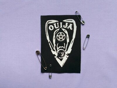 Ouija Spider Pentagram Planchette Horror Punk Sew-on Patches