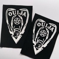 Ouija Spider Pentagram Planchette Horror Punk Sew-on Patches - Thumbnail 1