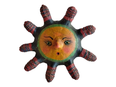 Coconut mask. Collectibles. Home decoration. Wall decoration. Interior decoration. Mexican mask. Mexican craft. Mexican Folk Art.