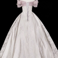 Beautiful A-Line Floral Printed Pattern Floor Length Prom Party Dress - Thumbnail 3