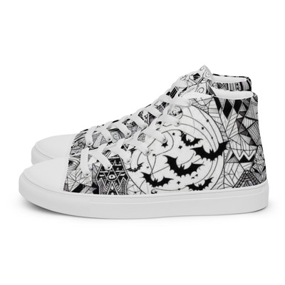 Punkin party Womens high top canvas shoes