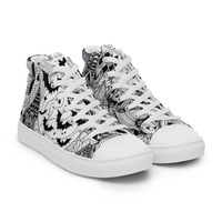Punkin party Womens high top canvas shoes - Thumbnail 8