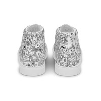  America Love Womens high top canvas shoes - Thumbnail 1