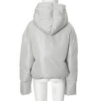 Fashionable hooded loose-fitting cotton coat - Thumbnail 3