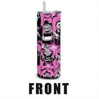 Horror Movie Icons Pink Comic Book Panel Tumbler Collection | Free Ship - Thumbnail 3