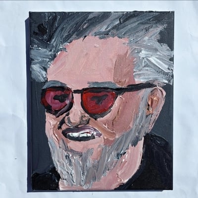 Jack Nicholson at a Lakers Game