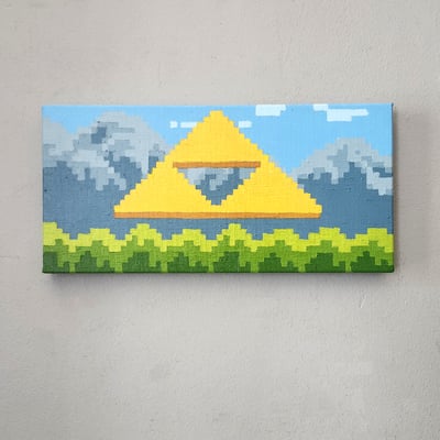 Triforce in the mountains