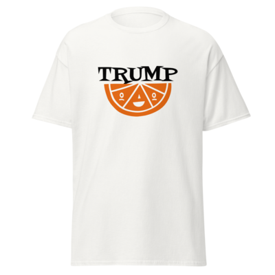 Trump shirt political attire orange slice 