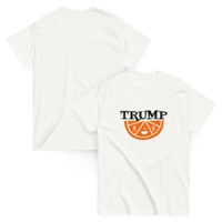 TRUMP SHIRT POLITICAL ATTIRE ORANGE SLICE  - Thumbnail 1