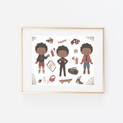 Miles bitty cutie print