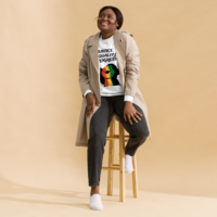 BLACK LIVES MATTER / JUSTICE/ EQUALITY/ PROGRESS/ DEMOCRATIC WEAR Unisex Premium Sweatshirt - Thumbnail 5