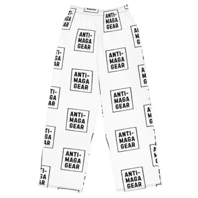 Anti maga pajama pants all-over print unisex wide-leg pants