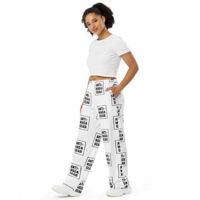 Anti maga pajama pants all-over print unisex wide-leg pants