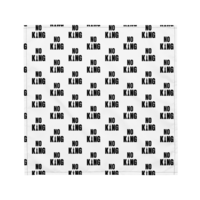 NO KING BANDANA/ POLITICAL ATTIRE/ MATCH WITH YOUR PET All-over print bandana - Thumbnail 2