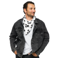 NO KING BANDANA/ POLITICAL ATTIRE/ MATCH WITH YOUR PET All-over print bandana - Thumbnail 6