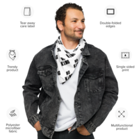 NO KING BANDANA/ POLITICAL ATTIRE/ MATCH WITH YOUR PET All-over print bandana - Thumbnail 11