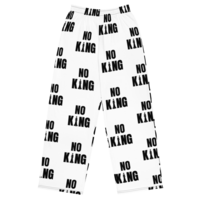 NO KINGS / PROTEST WEAR / All-over print unisex wide-leg pants - Thumbnail 1
