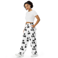 NO KINGS / PROTEST WEAR / All-over print unisex wide-leg pants - Thumbnail 3