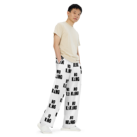 NO KINGS / PROTEST WEAR / All-over print unisex wide-leg pants - Thumbnail 4