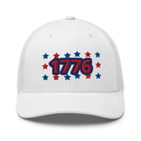 1776 USA / AMERICA HAT / POLITICAL ATTIRE Trucker Cap - Thumbnail 1