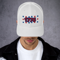 1776 USA / AMERICA HAT / POLITICAL ATTIRE Trucker Cap - Thumbnail 8