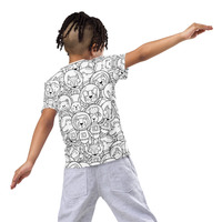 Space friends Kids crew neck t-shirt - Thumbnail 1