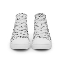 Animal friends Womens high top canvas shoes - Thumbnail 4