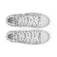 Animal friends Womens high top canvas shoes - Thumbnail 5