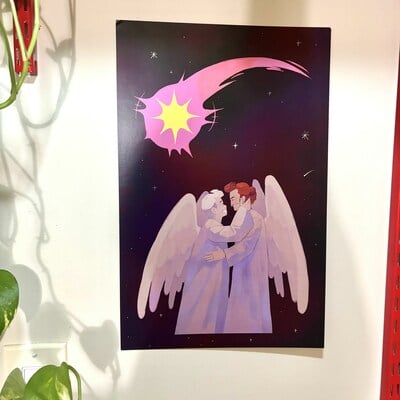 Good omens 11 x 17 print