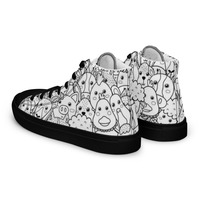Animal friends s high top canvas shoes - Thumbnail 2