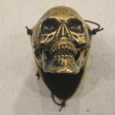Golden skull