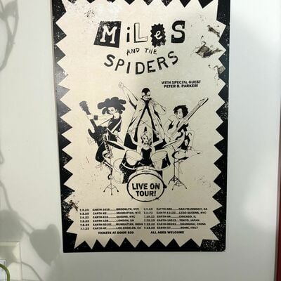 Miles and the spiders 11 x 17 print
