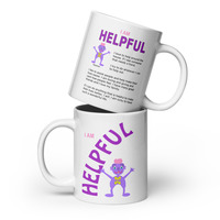 Cute Helpful Character Cup - Thumbnail 5