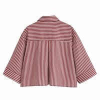 Fashionable, simple and versatile wide-sleeved shirt - Thumbnail 1