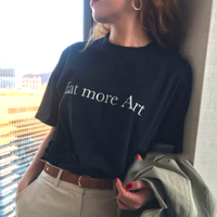 Free Shipping-EAT MORE ART TEE - Thumbnail 1