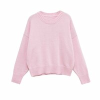 Fashionable and versatile soft jersey sweater - Thumbnail 1