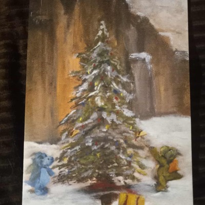 Nibbles and bubbles christmas (cards)