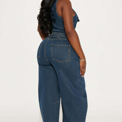 Barrel jean set