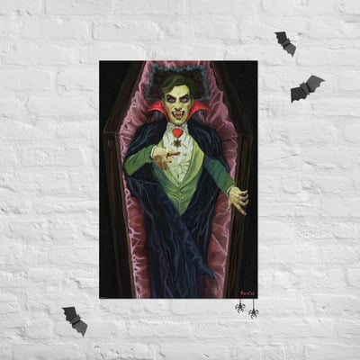 Bobby the autistic dracula 24x36 poster - rise and shine