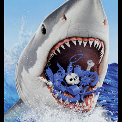 A game of jaws print