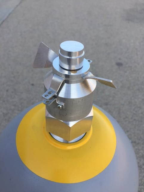 M126 Nose Fuse replica WITH adapter - For M47 100 lb Chemical