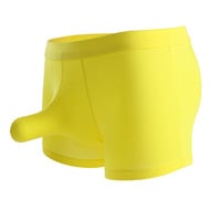 Wholesale 3PK Men's sexy underwear lingerie youth elephant tube physiological modal boxer briefs L430 - Thumbnail 4