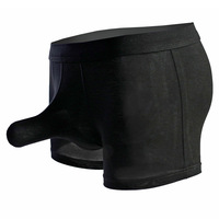 Wholesale 3PK Men's sexy underwear lingerie youth elephant tube physiological modal boxer briefs L430 - Thumbnail 6