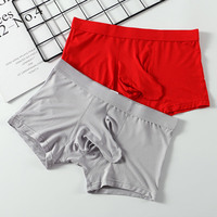 Wholesale 3PK Men's sexy underwear lingerie youth elephant tube physiological modal boxer briefs L430 - Thumbnail 9