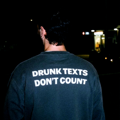Free shipping-drunk texts don't count tee