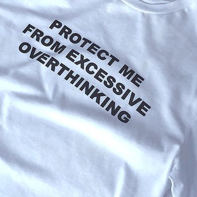 Free shipping-protect me from excessive overthinking tee